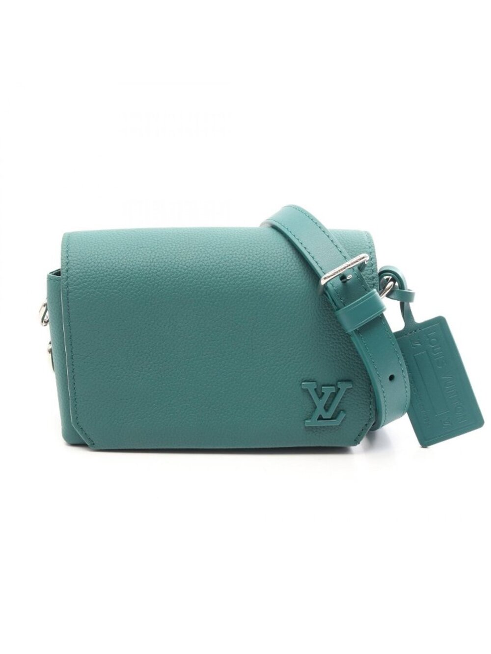 Louis Vuitton Shoulder Bag LV Aerogram Fast Line Wearable Wallet Green Leather